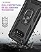 for Samsung Galaxy S10e Case with HD Screen Protectors, Military-Grade Metal Ring Holder Kickstand 15ft Drop Tested Shockproof Cover Case for Samsung Galaxy S10e (2019) Black