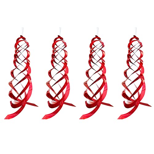 Uposao 4PCS Bird Repellent Spiral Reflectors