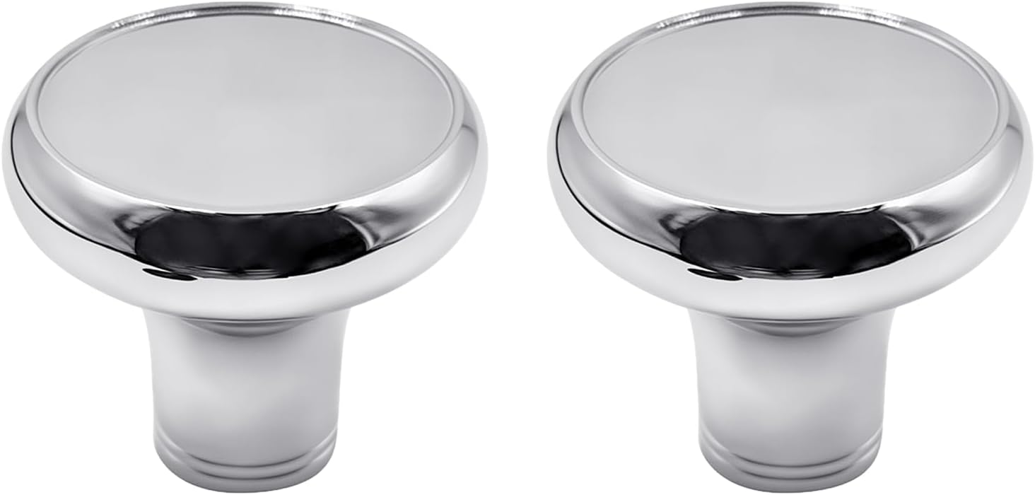 Upgrade Air Brake Knobs for Tractor/Trailer - Air Valve Knobs Compatible Kenworth T680 Peterbilt 379 389 579 Freightliner, Made from Aluminum (2PCS)
