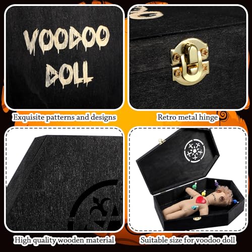 Kit de Muñecas Vudú Halloween 12 Piezas para Adultos miniatura 4