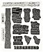 Produktbild Stampers Anonymous Tim Holtz Haftstempel 17,8 x 22,7 cm, Stuff 2 Say