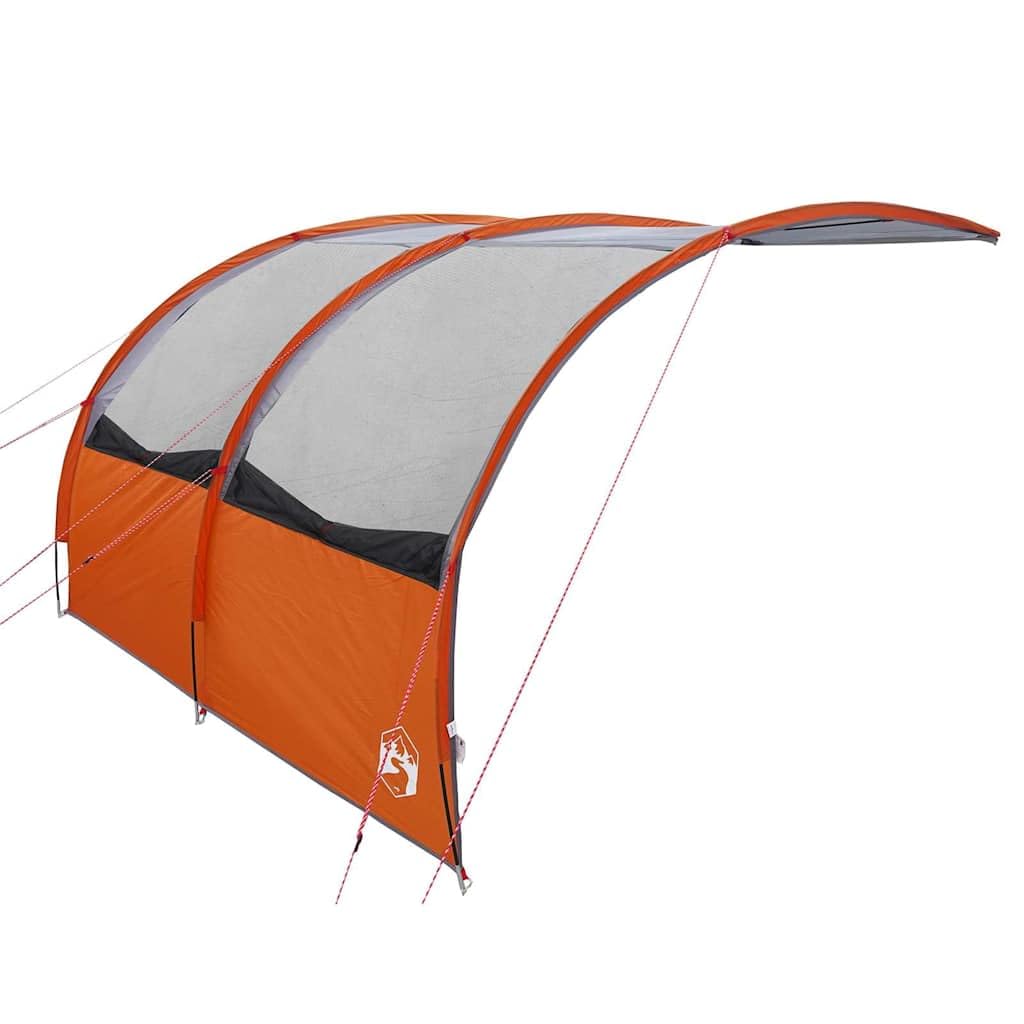 Wasserfester Tarp Bogen mit Dach x x, Polyester Outdoor Plane für Camping, Festival, Biwak, mit flammhemmender Beschichtung und windresistentem Design, inklusive Tragetasche
