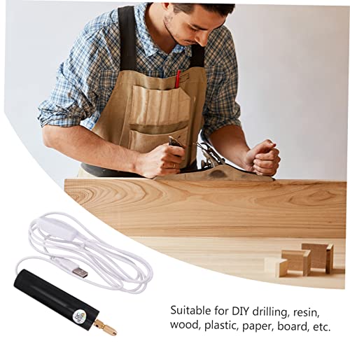 Set taladro eléctrico compacto con carga USB para manualidades miniatura 7