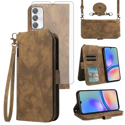 Étui portefeuille Samsung Galaxy A05s et A05 avec fentes cartes housse protection intégrale