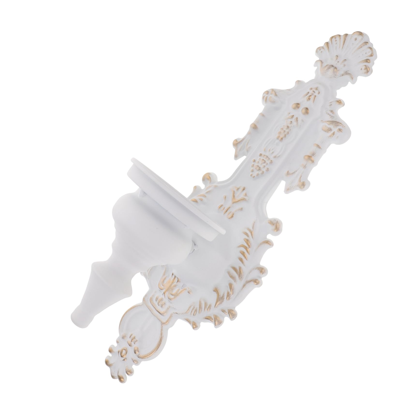 Cabilock Metal Candle Holder for Wall Vintage Wall Sconce Iron Art Pillar Candle Stand