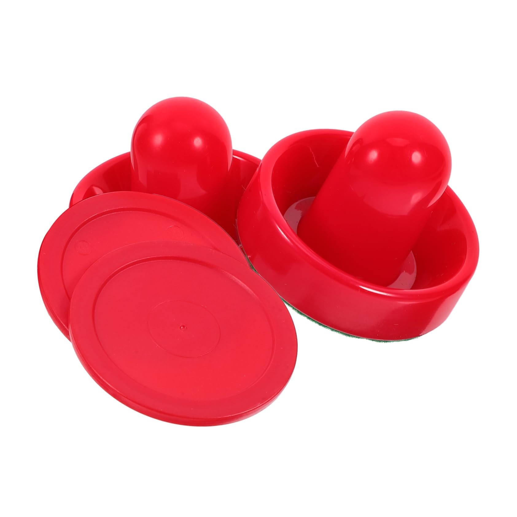 BESTonZON 5ensembles Set De Poussoirs De Hockey sur Glace Kit De Table De Hockey Interactif avec Rondelles Poussoir Rondelles pour Amusement Famille Et Soirées