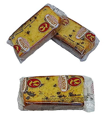 LAPASION - Bizcocho COC Pepitas Chocolate envuelto | Gotas de chocolate | Sobaos Pasiegos Artesanos | Bizcochos Ideales Para Desayunos Y Meriendas | Caja 2 Kg