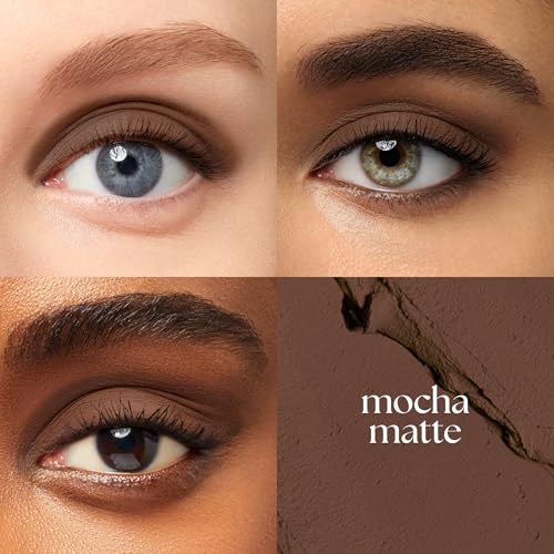 Image of Julep Eyeshadow 101 Cream-to-Powder Waterproof Shadow Stick - Mocha Matte - Long-Lasting, Crease-Proof, Rich Brown Matte Eyeshadow with Built-in Smudger