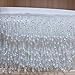 2 Yard Rhinestone Ribbon Tassel Irregular Rhinestone Fringe Tassel Crystal Beaded Fringe Trim Sewing Beaded Fringe for Curtain Lampshades and DIY Clothing Wedding Decoration (White)