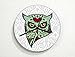 Produktbild Sugarskull Owl - Day Of The Dead - Dia De Los Muertos - Mexican Carnival Holiday - Novelty Gift - Custom Name Wall Clock