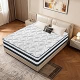 【Sensation de Fraîcheur et de Respirabilité】- Le matelas 160x200 26 cm d'épaisseur est conçu avec des propriétés rafraîchissantes. La housse en tricot doux assure une circulation optimale de l'air pour améliorer la respirabilité. Parallèlement, la couche supérieure en mousse à mémoire de forme infusée de gel rafraîchissant absorbe la chaleur du corps, maintenant une température corporelle confortable tout au long de la nuit sur votre matelas en mousse.