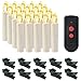 Produktbild SHYOSUCCE 20er LED Weihnachtskerzen Kabellose Dimmbar Weihnachtsbaum Kerzen mit Fernbedienung, Warmweiß Lichterkette Kerzen für Weihnachtsdeko, Hochzeit, Geburtstags, Party
