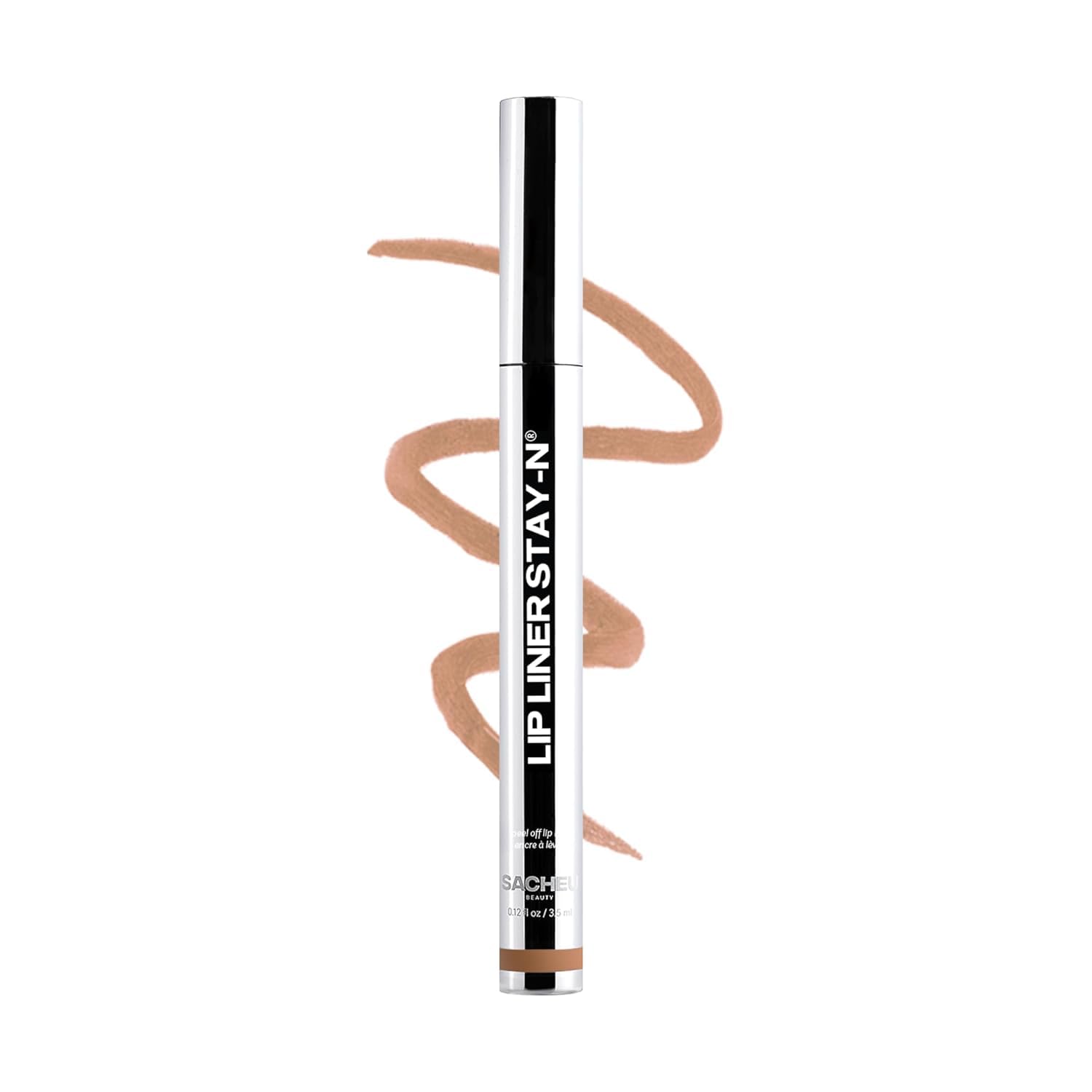 Sacheu Beauty Lip Liner Stay-N Soyulabilir Uzun Süre Kalıcı Dudak Çizgisi Belirginleştirici 01 Noohde 3.5Ml