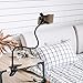 Slopehill Gooseneck Phone Holder for iPhone X XR XS 8 7 Plus Samsung Galaxy S10, Cell Phone Clip Holder for Bedroom Desktop Office Bathroom Kitchen, Rotate Freely Lazy Bracket Holder, Black