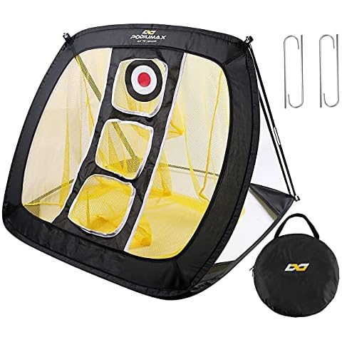 PodiuMax Pop Up Golf Chipping Net, Indoor/Outdoor Golfing Target Net for Accuracy and Swing Practice Cover