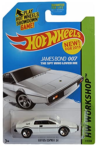 Hot Wheels Lotus Esprit S1 Blanco escala 1:64 miniatura 1