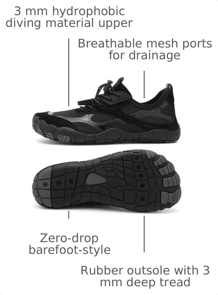 Image of UBFEN Kids Water Shoes for Boys Girls Quick-Dry Swim Aqua Socks