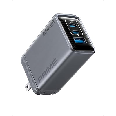 Anker Prime Charger (100W, 3 Ports, GaN) 【PSE技術基準適合/折りたたみ式プラグ】MacBook PD対応Window …
