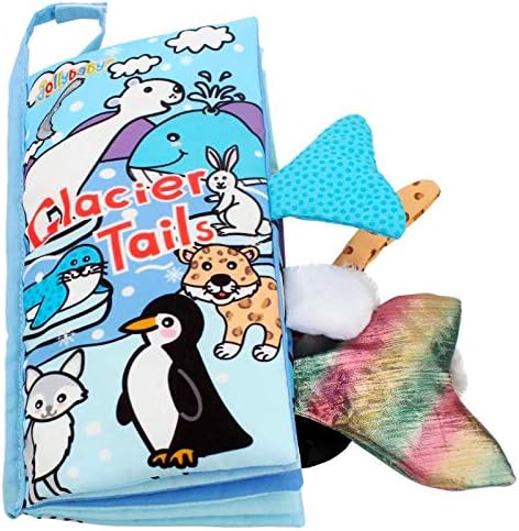 Soft Baby Cloth Books, Touch and Feel Crinkle Books, for Babies, Infants & Toddler Early Development Interactive Toys, Baby Girl & Baby Boy Gift