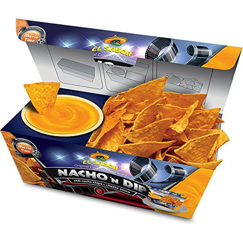 24 Boxen Nacho n Dip Cheese Chili Nachos mit Cheese Dip a 175g