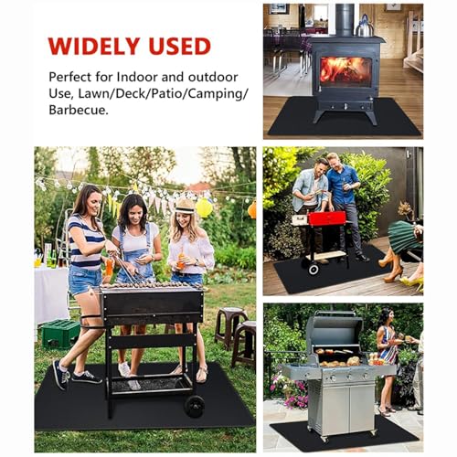Tapis de barbecue isolant thermique durable pour cuisine d'extérieur moderne - 5