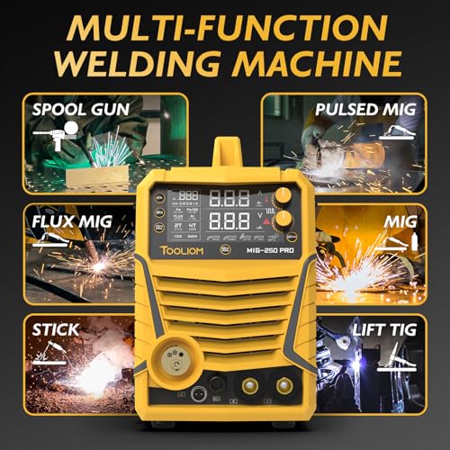 TOOLIOM 250A Aluminum MIG Welder with Pulse