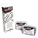 Charbright Charcoal Floss Picks - 2-Pack Of 50 Dental Flossing Toothpicks With Activated Charcoal Infused Thread & Recycled Resin Stick - Remove Plaque & Tarter, Prevents Gum Infection & Bad Breath