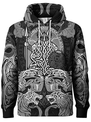 Image of PAGYMO Graphic Hoodies for Men Funny Novelty Pullover Hooded Sweatshirt