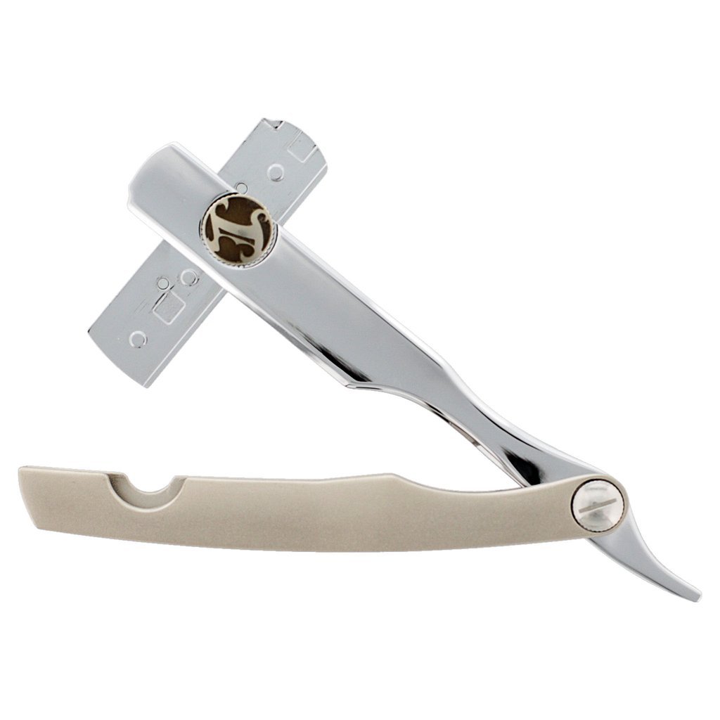 Irving Barber Company Disposable Blade Razor (Nickel on Chrome Razor)