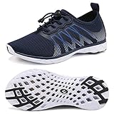 CIOR Kids Water Shoes Boys & Girls Sports Aqua Athletic Sneakers Lightweight Sport Shoes(Little Kid/Big Kid) U1ELJSX005-Navy-36