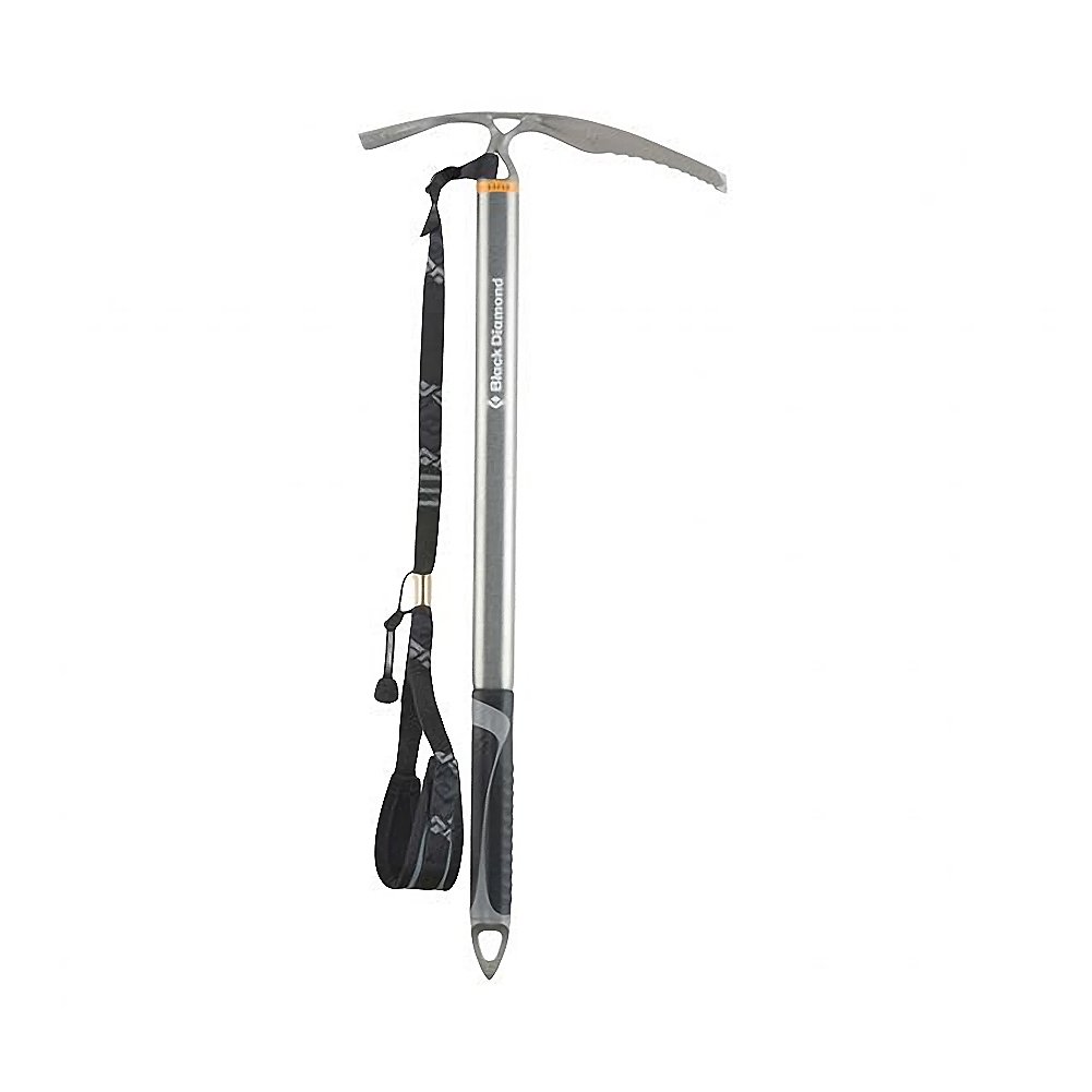 Black Diamond Raven Ice Axe with Grip - Anodized Light Gray