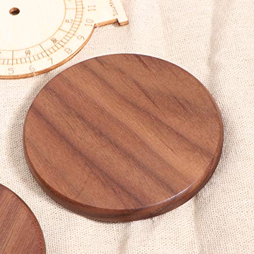 Cabilock Delicado 2 peças de descanso de madeira estilo japonês antiderrapante Tapete de isolamento