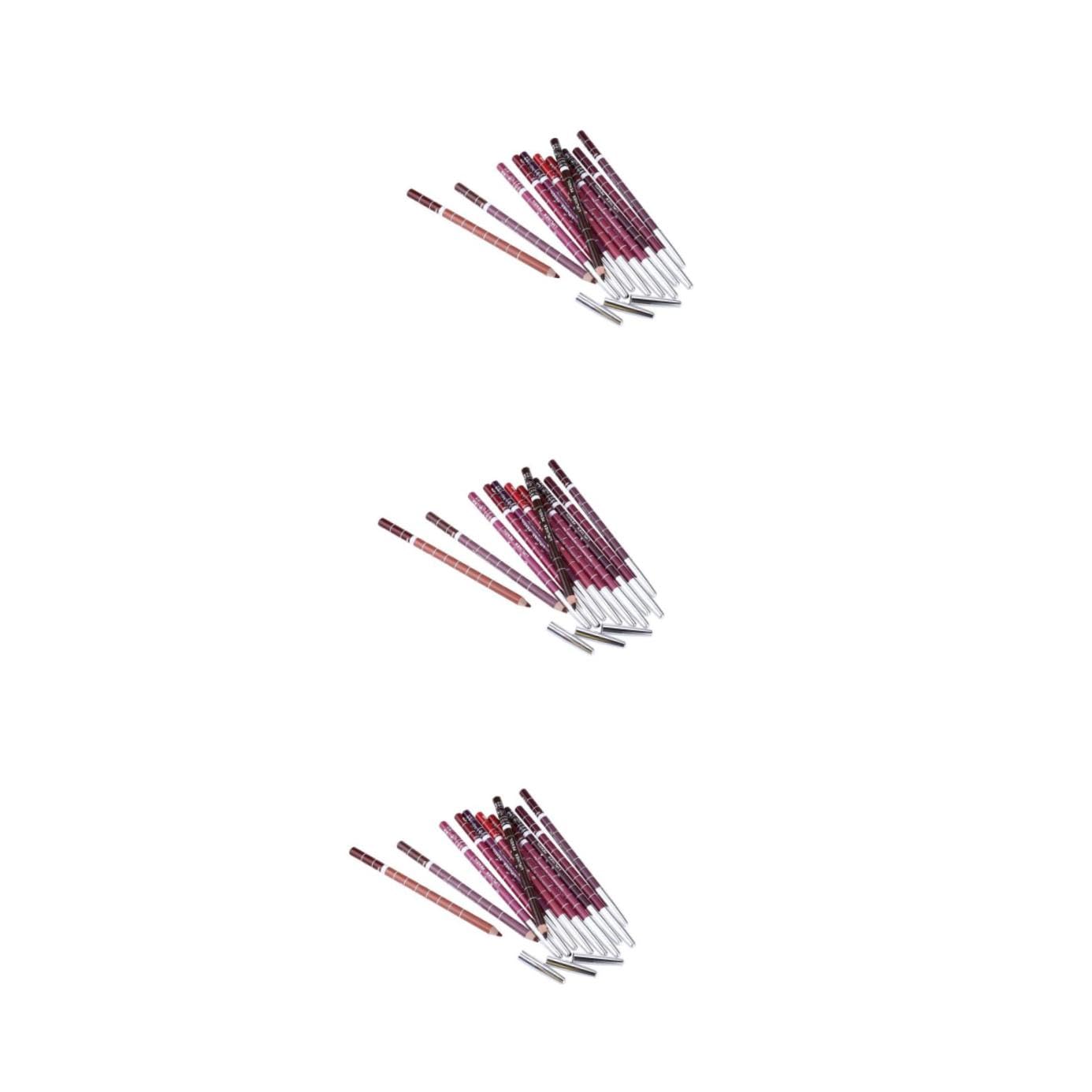 Mipcase 36pezzi Matite Per Labbra Impermeabili Lip Liner Professionale Colori Casual Per Makeup Artist e Tutte Le Donne Facile Applicazione e Comfort Duraturo