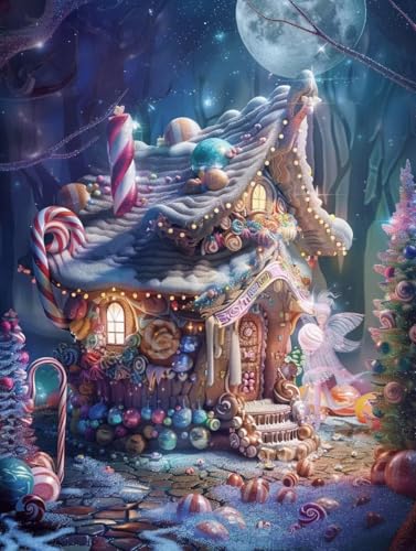Kit Peinture Diamant DIY Chalet - Un Moment Créatif et Relaxant Adulte