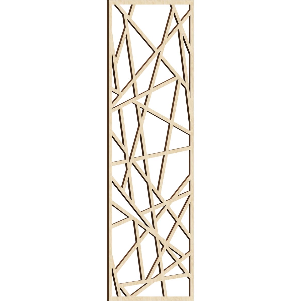 Conway Decorative Pierced Fretwork Wood Wall Panels, 23 3/8"W x 59 3/8"H x 3/8"T, Birch