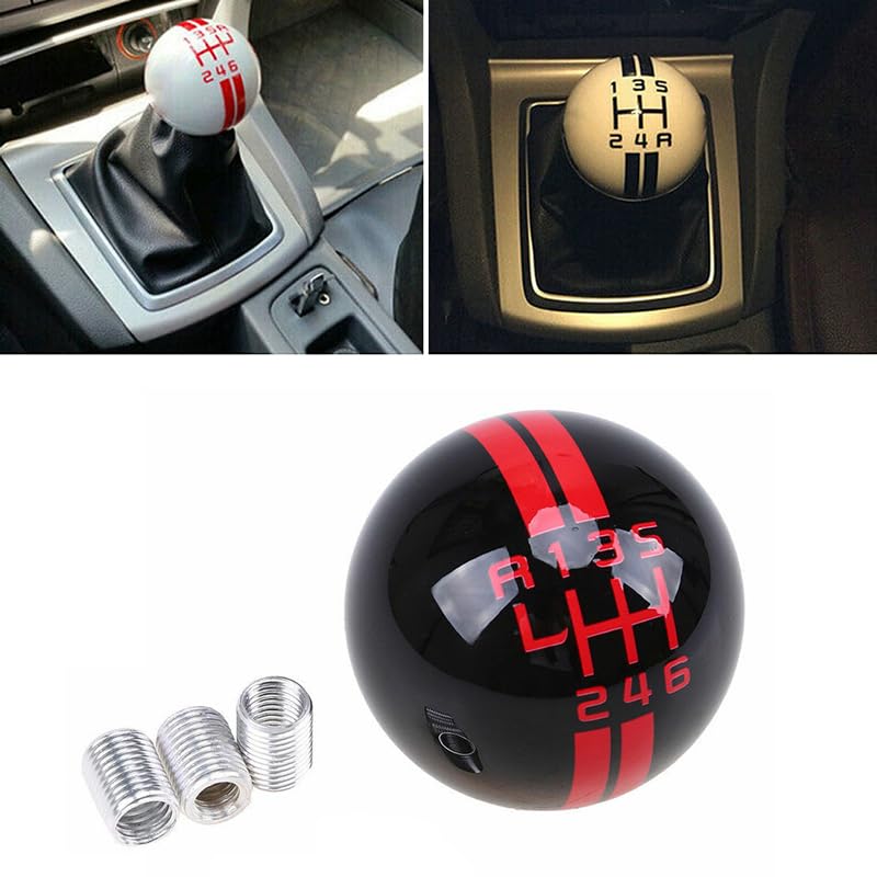 6 Speed Manual Gear Shift Knob Shift Knob for Ford Mustang GT500 Round Ball