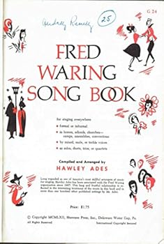 Paperback Fred Waring Song Book