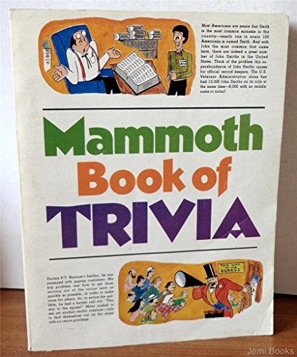 Mammoth Book of Trivia 0891041648 Book Cover