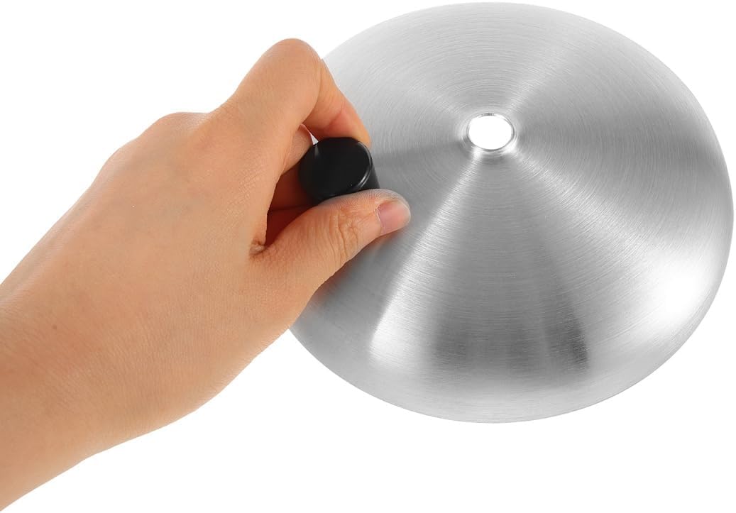 6.29-Inch Stainless Steel Pot Lid Universal Metal Cooking Pot Cover with Vent Hole and Handle Fits Frying Pans Skillets and Pots for Home and Hotel Kitchens