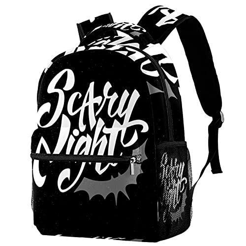 Sac à dos de voyage camping loisirs noir grand compartiment fille garçon