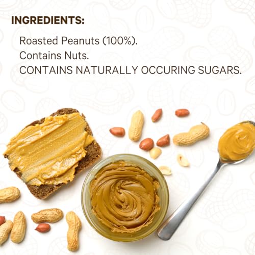 Image of Sundrop Peanut Butter Natural | Crunchy | 924 grams | With 28% Protein | No Added Hydrogenated Oil, Sugar and Salt | Good for Heart Health | Great Value per Gram of Protein (Pack of 3)