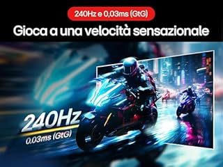 LG UltraGear OLED 27GX704A Monitor Gaming 27" QHD (2560x1440), 240Hz, 0,03ms (GtG), OLED, G-Sync, FreeSync Premium Pro, VRR, HDR 400 True Black, HDMI 2.1, DisplayPort, Hub USB, AUX, Nero