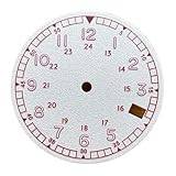 1 cadran de 29 mm pour montre NH35 NH36 3.8/3 Mod Case Chiffres Marqueurs Vintage Noir