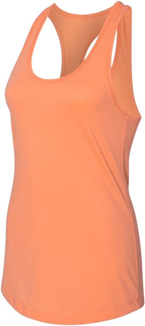 Next Level Apparel Women's Lightweight Racerback Tank, Light Orange, Small - Image 3