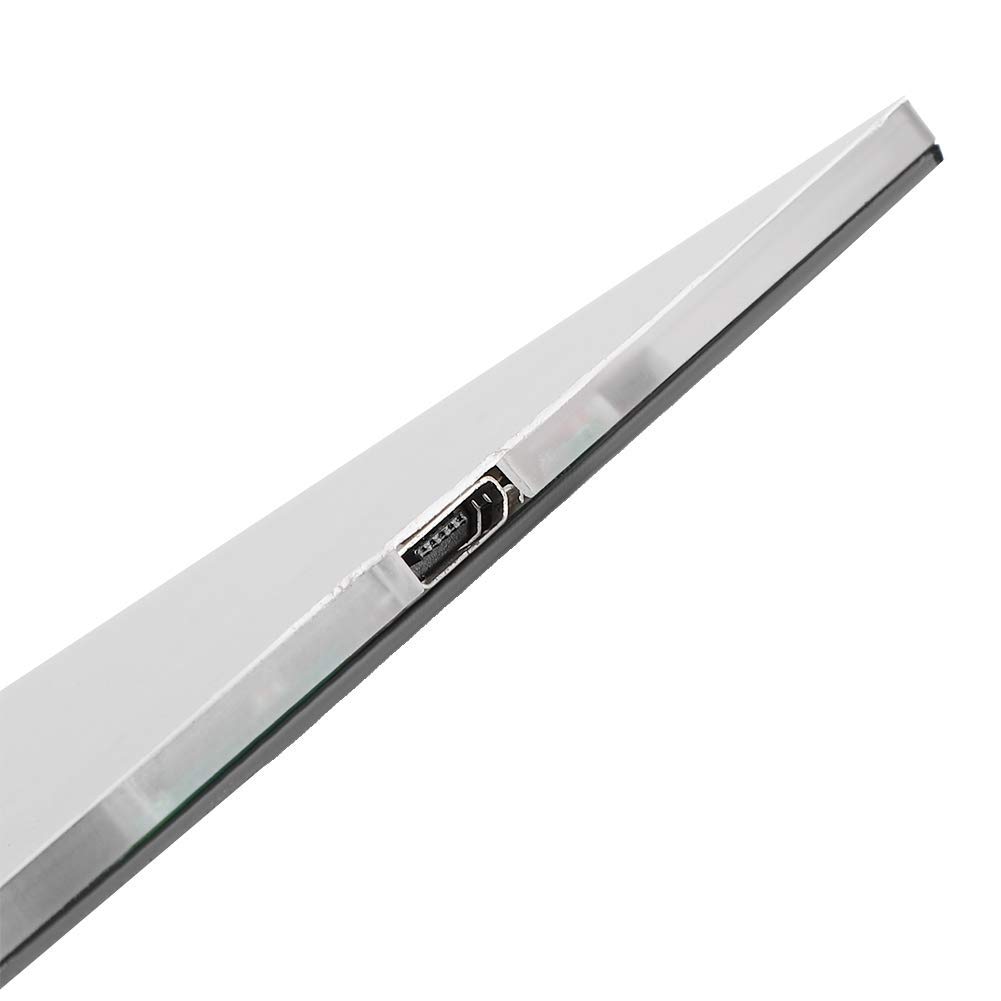A2 Tablette Lumineuse Ultra-Mince Portable, Planche à Dessin LED USB, pour Artisanat Tatouage Aquarelle Copie Courtepointe Traçage Peinture X-Ray