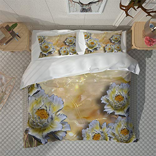 Housse de couette imprimé microfibre douce et infroissable pour un lit impeccable sans effort - 7