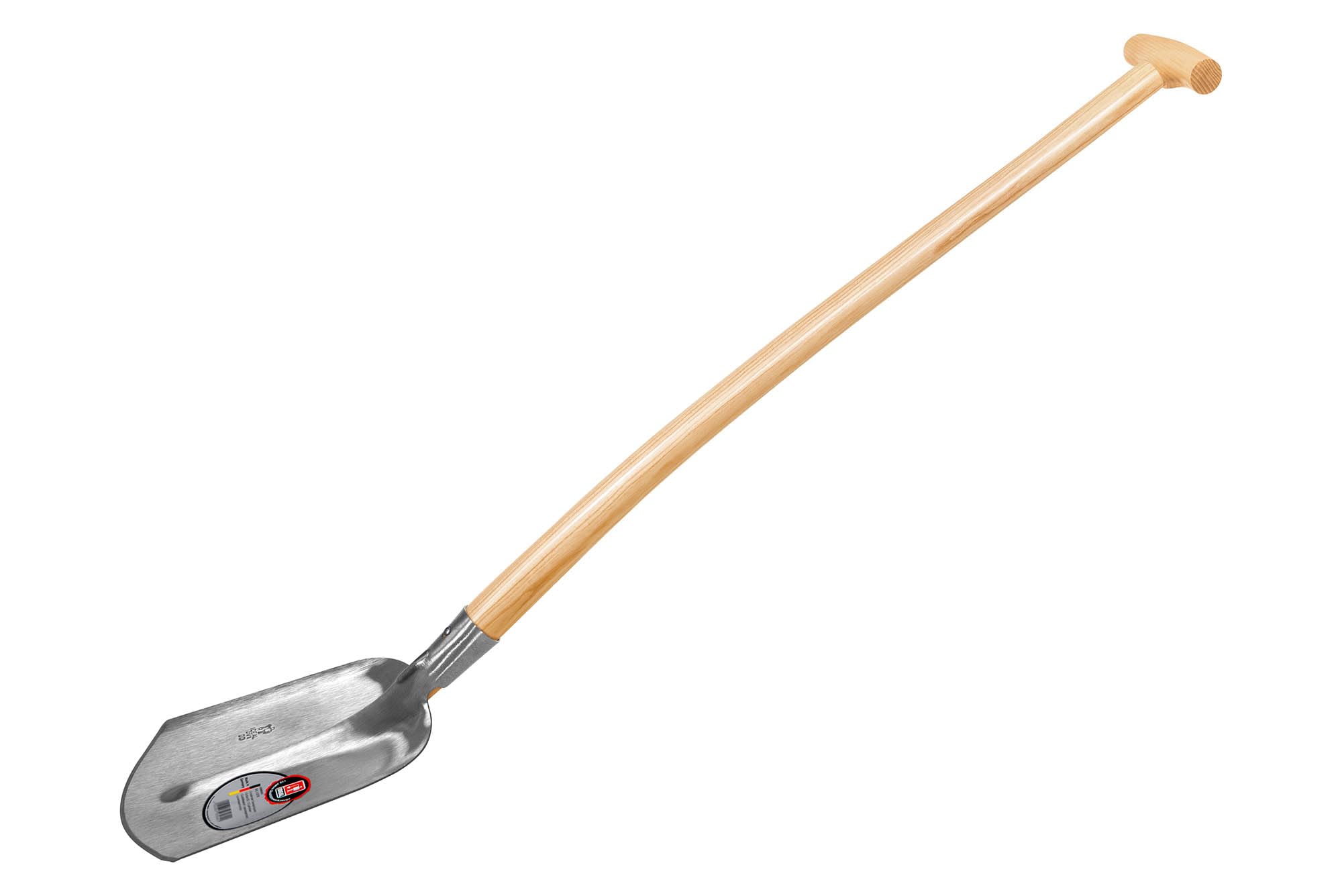IDEAL, Pala con Manico a T in Frassino, 100 Cm