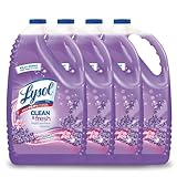 Lysol Clean & Fresh Multi-Surface Cleaner, Lavender Orchid, 576oz (4X144oz)