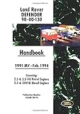 feber battery auto lightning mcqueen cars ii 6v  Land Rover Defender 90 110 130 1991-Feb.1994 MY Handbook: LDAHBEN93: Covers 2.5 and 3.5 V8 Petrol and 2.5 and 200 Tdi Diesel Engines