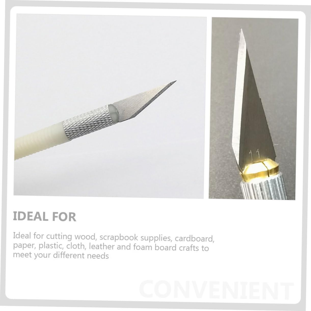 1 box Carving Cutter Blades DIY Craft Engraving Tools Precision Trimming Blades for Paper Arts and Scrapbooking